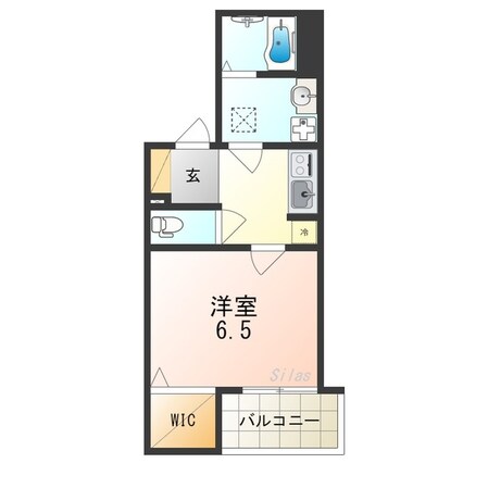 高見ノ里駅 徒歩6分 2階の物件間取画像